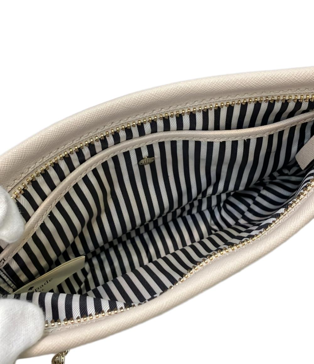 美品 Kate Spade 2way チェーンショルダーバッグ 斜め掛け クラッチバッグ PXRU6924 レディース ケイトスペード