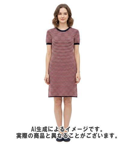 Miu Miu 半袖 ニット ワンピース MMA543 レディース SIZE 42 (M) ミュウ ミュウ