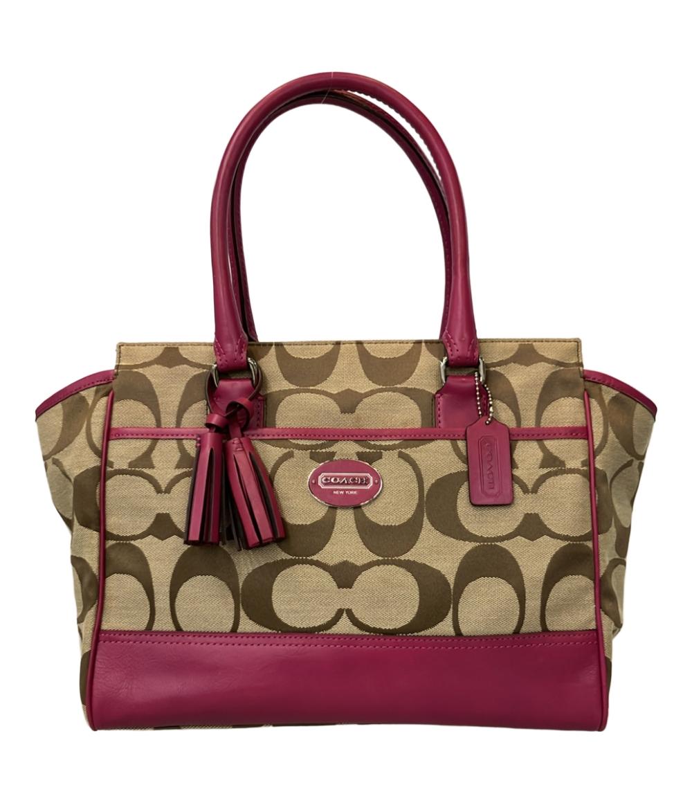 COACH トートバッグ 肩掛け キャリーオール シグネチャー 21151 レディース コーチ