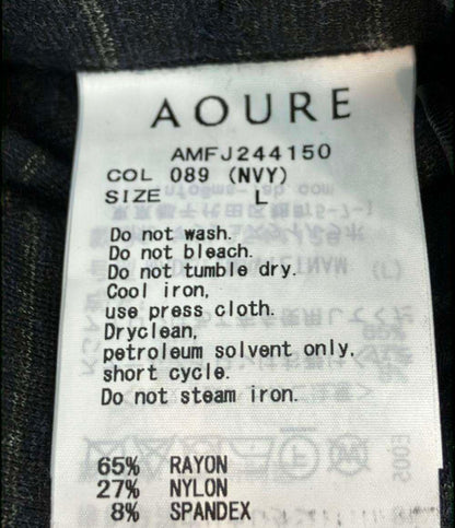 AOURE セットアップ パンツスーツ THE FIRST CLASS INWOOL AMFP244150 メンズ SIZE L アウール