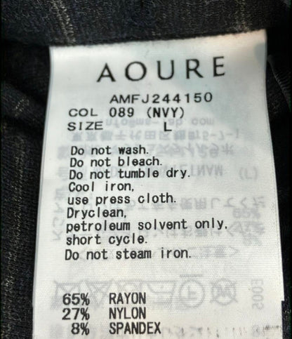 AOURE セットアップ パンツスーツ THE FIRST CLASS INWOOL AMFP244150 メンズ SIZE L アウール