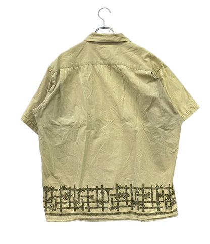 STUSSY 半袖シャツ 開襟 90s USA製 ストリート メンズ SIZE L ステューシー