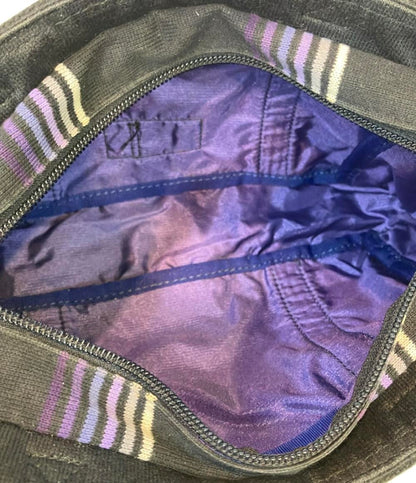 PORTER Neighborhood ハンドバッグ ボーダー柄 メンズ ポーター ネイバーフッド