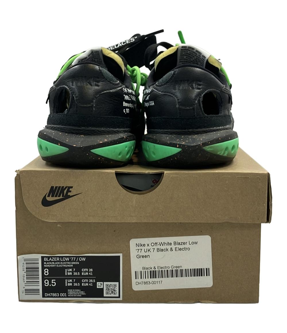ナイキ ローカットスニーカー × Off-White BLAZER LOW 77 OW DH7863-001 メンズ SIZE 26.0 (M) NIKE