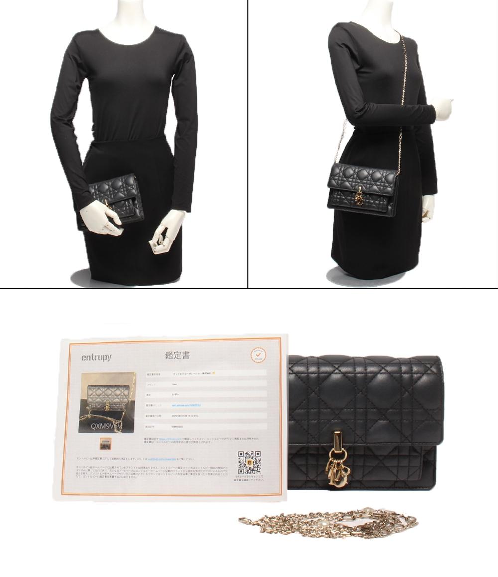 クリスチャンディオール 2wayチェーンショルダーウォレット クラッチ 斜め掛け デイリーチェーンポーチ レディース Christian Dior