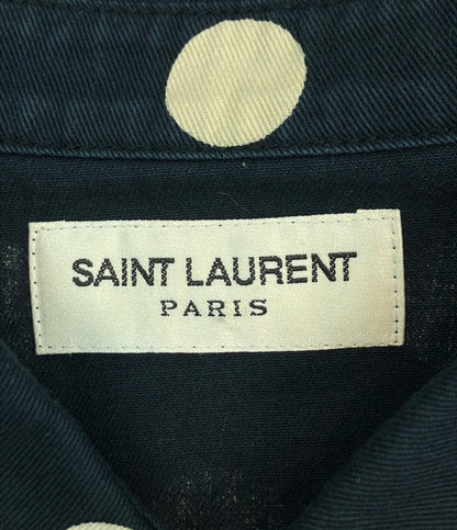SAINT LAURENT 長袖シャツ Polka Dot Western Shirt メンズ SIZE S サンローラン