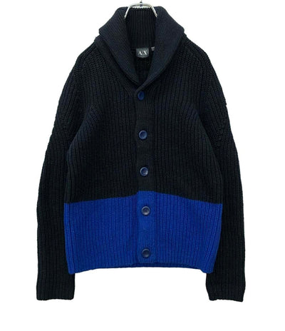 ARMANI EXCHANGE ショールカラーニットカーディガン メンズ SIZE XS アルマーニエクスチェンジ
