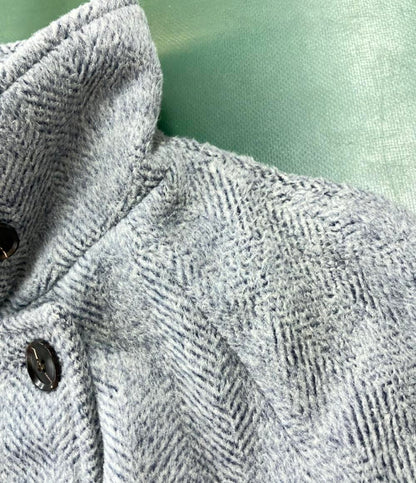 ルエレ ウールアクリル混ロングステンカラーコート アウター レディース SIZE L Louere