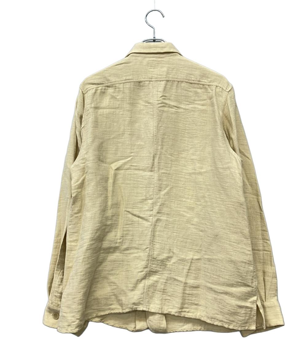 ARMANI COLLEZIONI ジャケット リネンシャツ 長袖 メンズ SIZE 48 (L) アルマーニコレッツォーニ