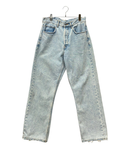 ASKYURSELF ダメージ加工 バギー デニムパンツ メンズ SIZE 30 アスクユアセルフ