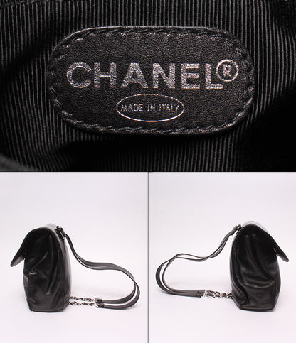 CHANEL リュック ミニチェーンリュック シルバー金具 3番台 レディース シャネル