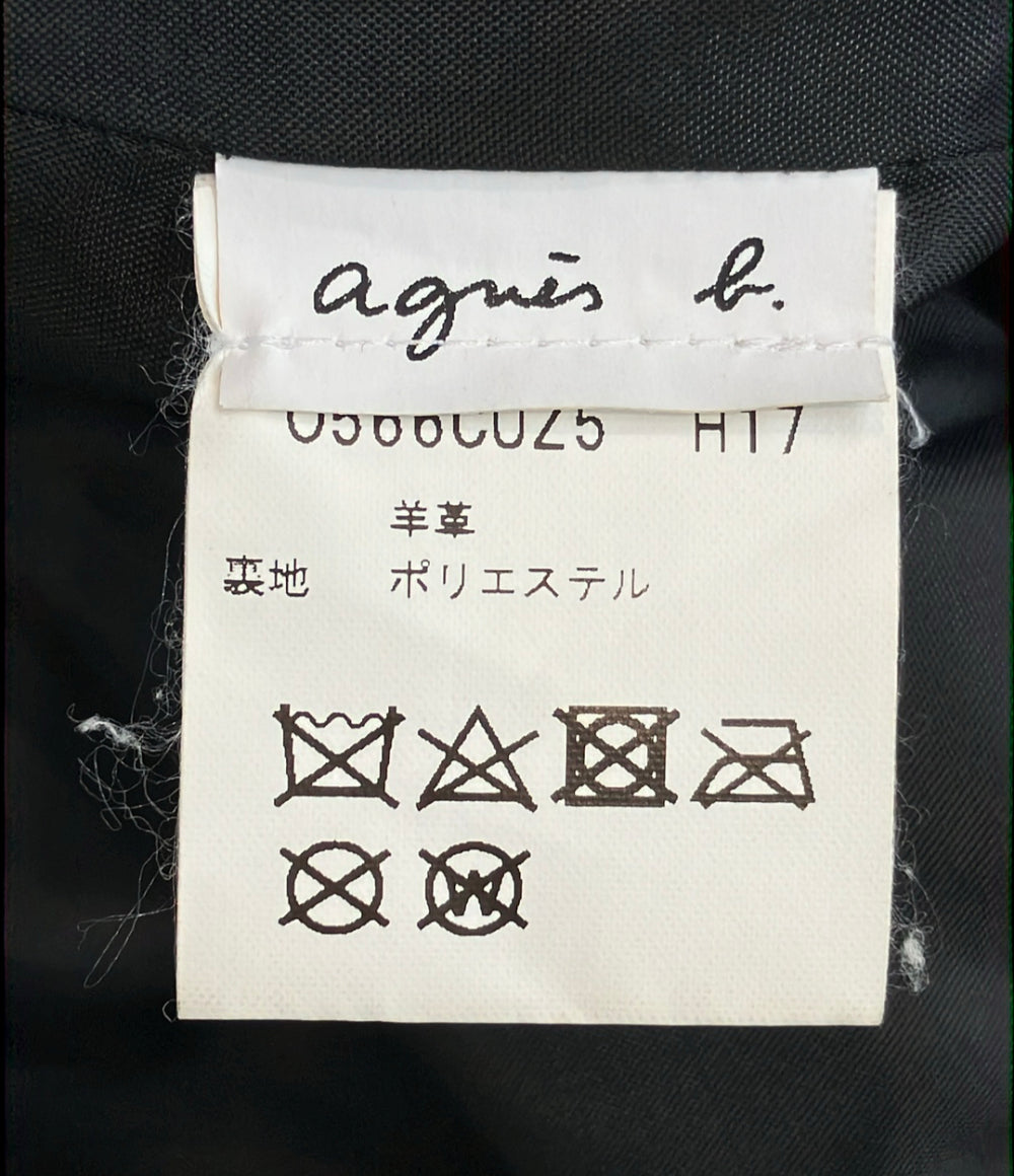 agnes b. ジープレザー スカート レディース SIZE 42 アニエスベー