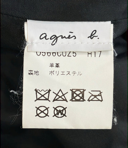 agnes b. ジープレザー スカート レディース SIZE 42 アニエスベー