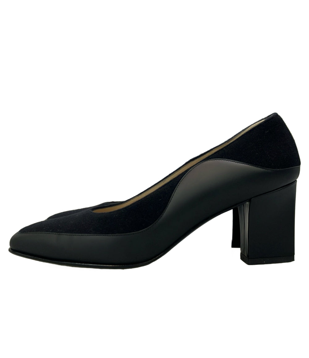 Salvatore Ferragamo チャンキーヒールパンプス レディース SIZE 7 サルヴァトーレフェラガモ