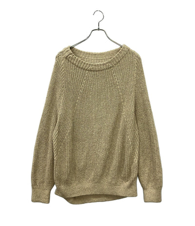 muse de deuxieme classe 長袖ニット Lily Linen アゼプルオーバー 26SS レディース ミューズ ドゥ ドゥーズィエム クラス