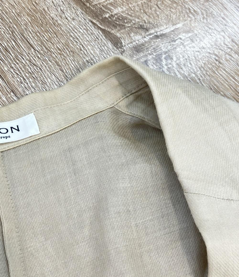 サロン シアーリネンオーバージャケット テーラードジャケット SHV-34100-A レディース SIZE M SALON