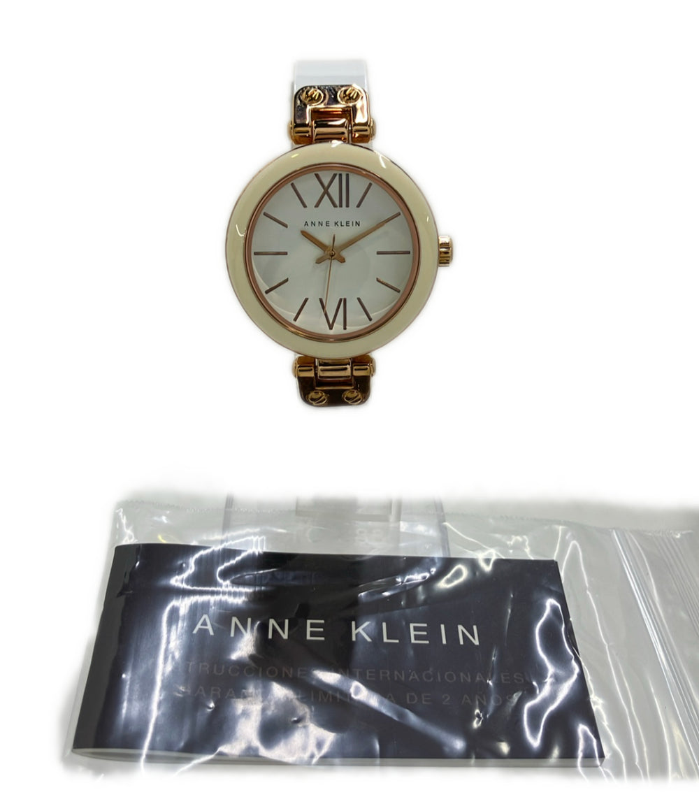 ANNE KLEIN 腕時計 クオーツ ホワイト レディース アンクライン