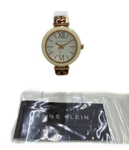 ANNE KLEIN 腕時計 クオーツ ホワイト レディース アンクライン