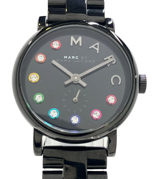 MARC BY MARC JACOBS 腕時計 クオーツ ブラック MBM3425 レディース マークバイマークジェイコブス