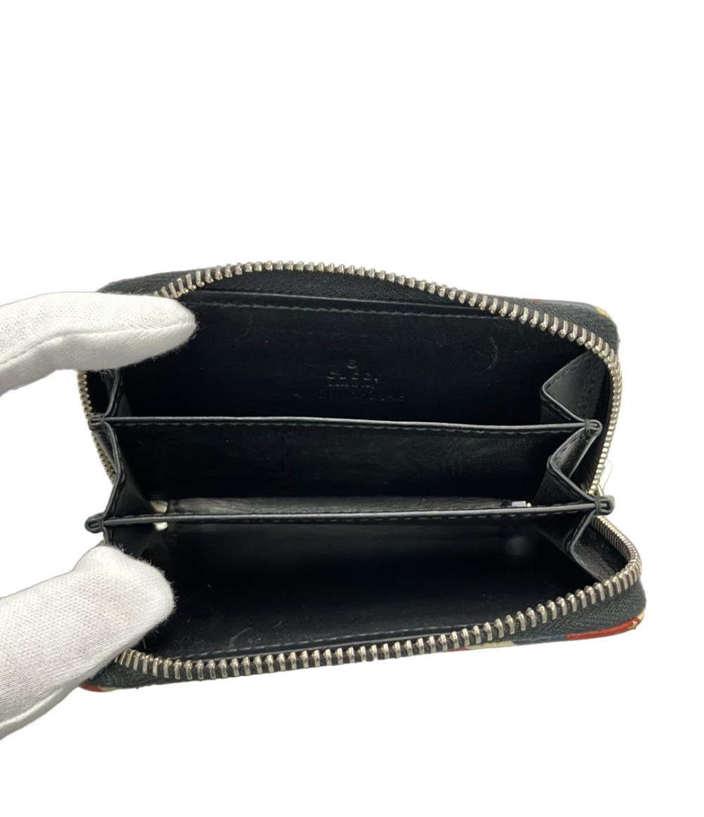 グッチ ラウンドファスナー コインケース ナイトクーリエ レザー GGスプリーム 496343 2149 メンズ GUCCI