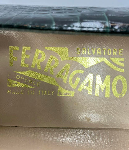 訳あり サルヴァトーレフェラガモ スクエアトゥパンプス レディース SIZE 7 (L) Salvatore Ferragamo