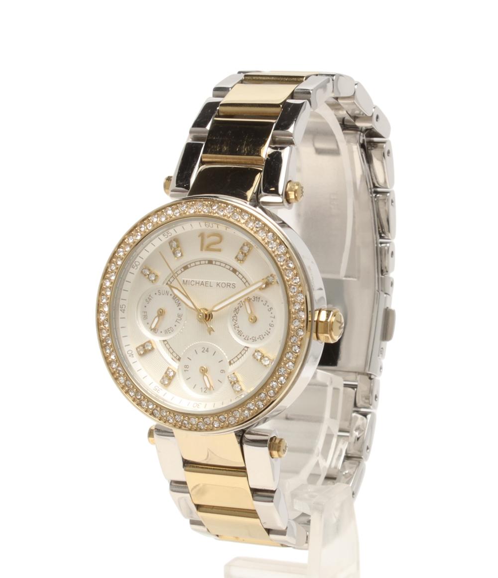 MICHAEL KORS 腕時計 ミニパーカー クオーツ MK-6055 レディース マイケルコース