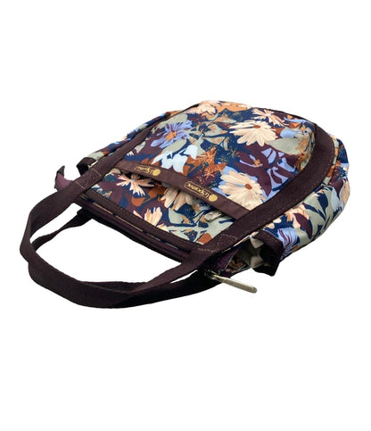 美品 LeSportsac 2way ハンドバッグ ショルダーバッグ 斜め掛け 花柄 レディース レスポートサック