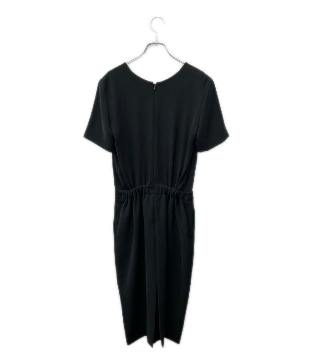 YOKO CHAN 半袖 ワンピース Vネック レイヤードドレス YCD-318-407 レディース SIZE 38 (S) ヨーコ チャン