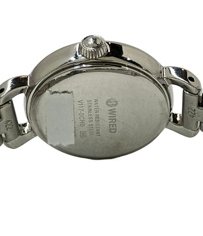 セイコー 腕時計 WIRED ワイアード ソーラー ホワイト V117-0CH0 レディース SEIKO