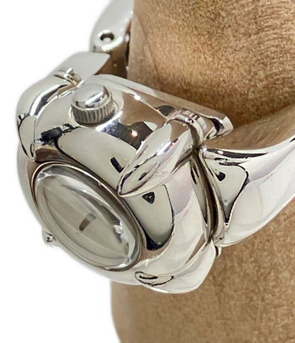 MIKIMOTO 腕時計 リングウォッチ ペンダント SILVER925 クオーツ ホワイト レディース ミキモト