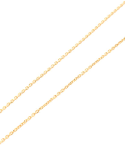 美品 STAR JEWELRY ネックレス K18 ダイヤ 0.01ct イニシャル Y レディース スタージュエリー