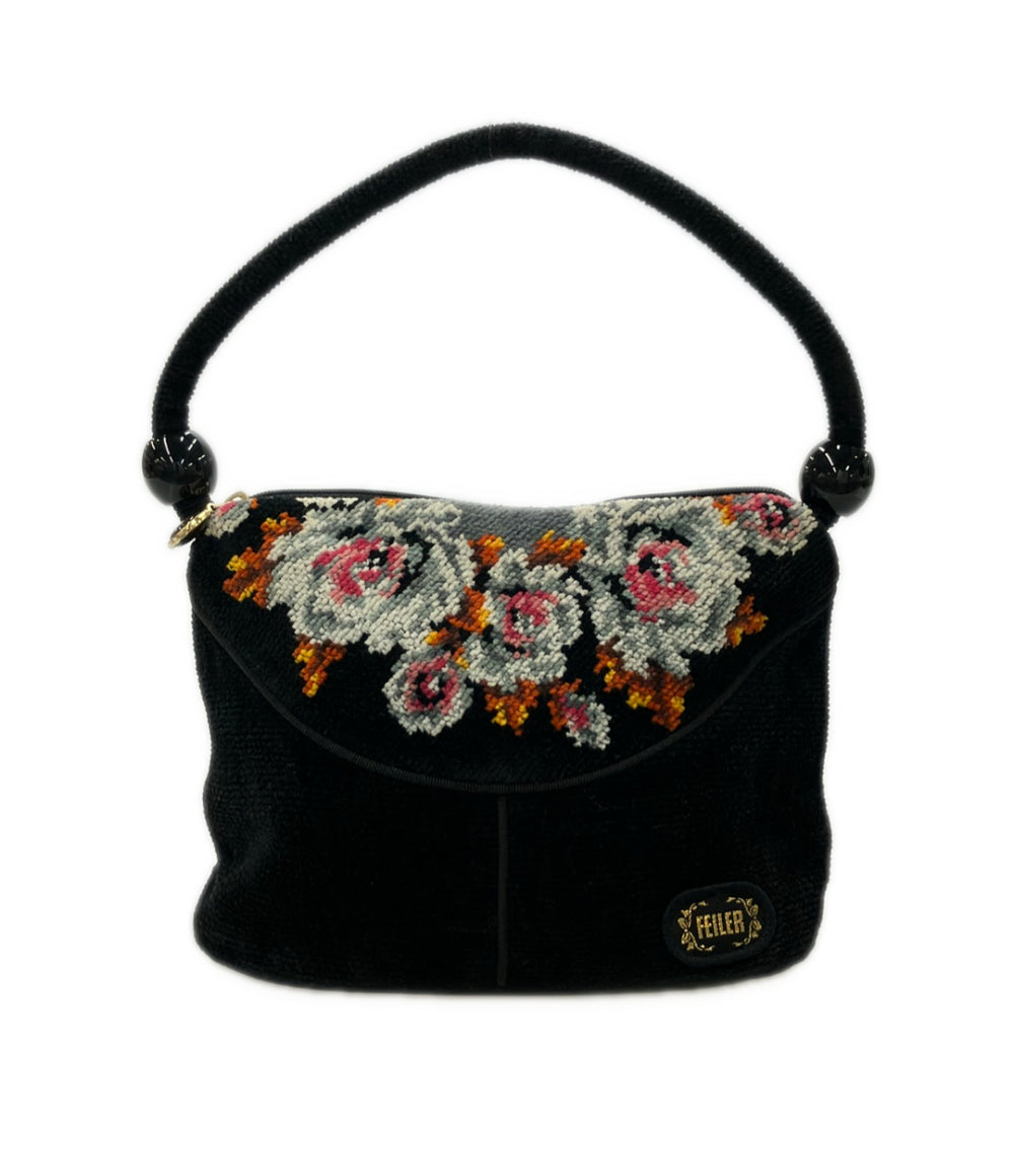 美品 FEILER ハンドバッグ 花柄 レディース フェイラー