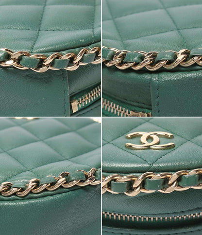 CHANEL チェーンショルダーバッグ ラウンド マトラッセ ゴールド金具 28番台 レディース シャネル