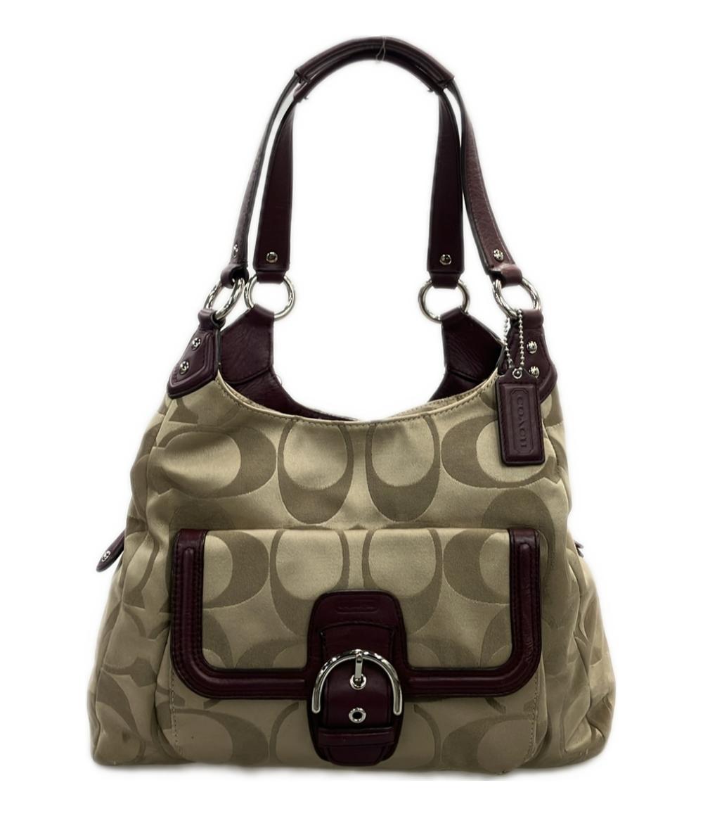 コーチ ショルダーバッグ 肩掛け レザー シグネチャー レディース COACH