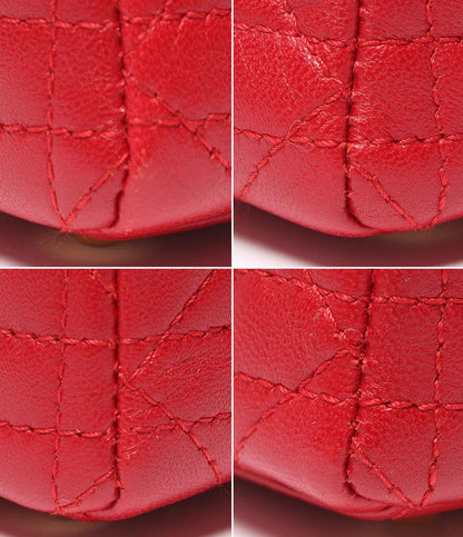 美品 Christian Dior 2wayハンドバッグ ショルダーバッグ 肩掛け カナージュ レディ ディオール ミニ レディース クリスチャンディオール