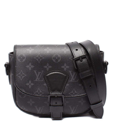 美品 LOUIS VUITTON ショルダーバッグ 斜め掛け 肩掛け モンスリ メッセンジャーPM モノグラム エクリプス M12519 メンズ レディース ルイ・ヴィトン