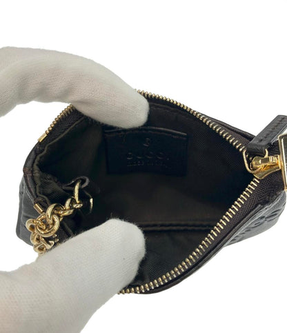 美品 GUCCI コインケース カラビナ付き 233813 002058 レディース メンズ グッチ