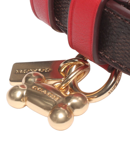 美品 COACH 小型犬首輪 シグネチャー CH144 E2392 コーチ