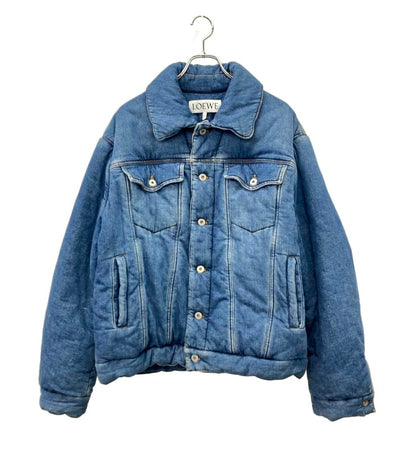 LOEWE デニムジャケット 22AW パテッド デニム トラッカー ジャケット 中綿 H526Y50X09 メンズ SIZE 46 (M) ロエベ