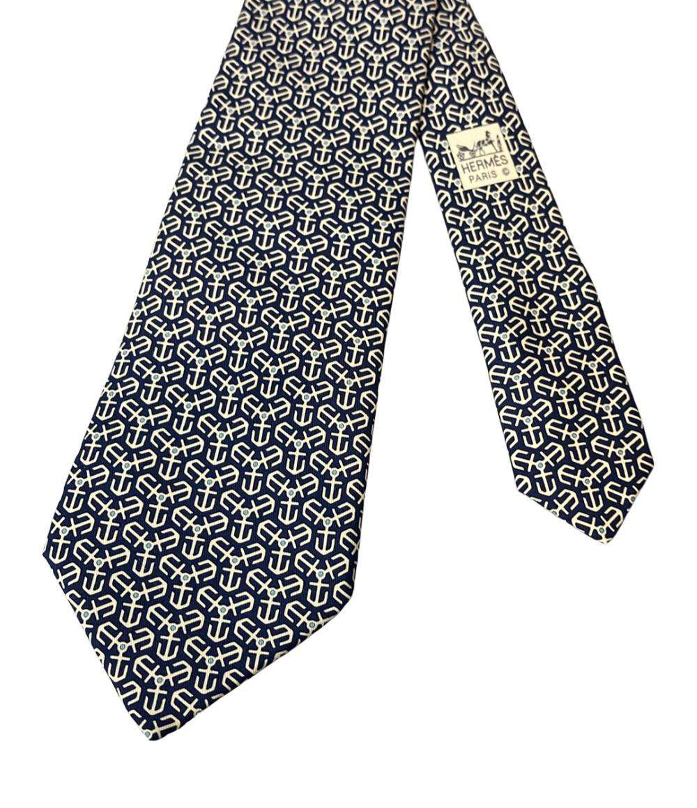 美品 エルメス ネクタイ シルク100% メンズ HERMES