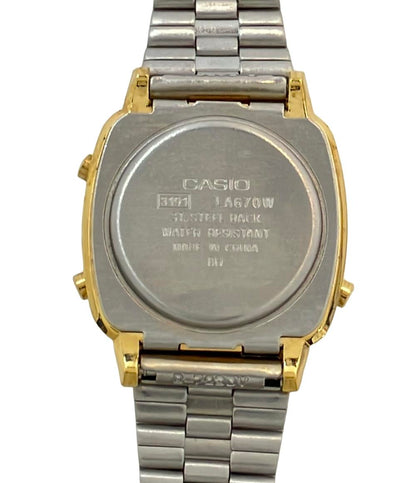 CASIO 腕時計 クオーツ ブラック LA670W レディース カシオ