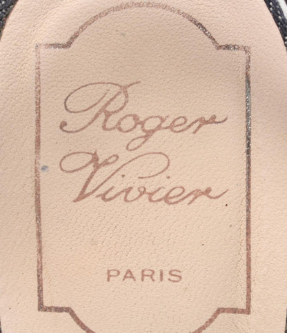 Roger Vivier ミュール チャンキーヒールサンダル デニム bikiviv sandals レディース SIZE 38 25.5(cm) ロジェヴィヴィエ