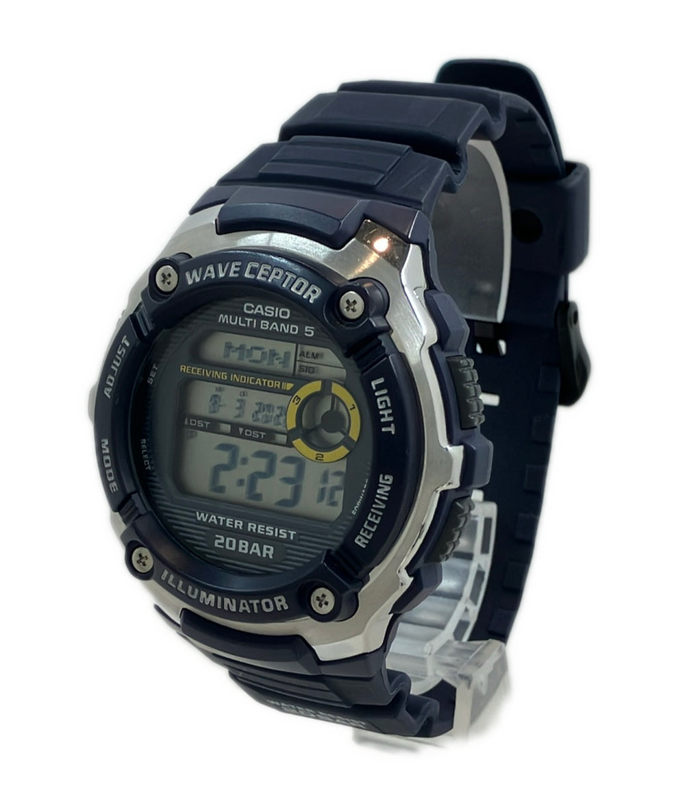 CASIO 腕時計 ウェーブセプター 電池電波 クオーツ WV-M200 メンズ カシオ