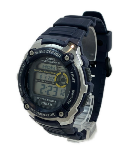 CASIO 腕時計 ウェーブセプター 電池電波 クオーツ WV-M200 メンズ カシオ