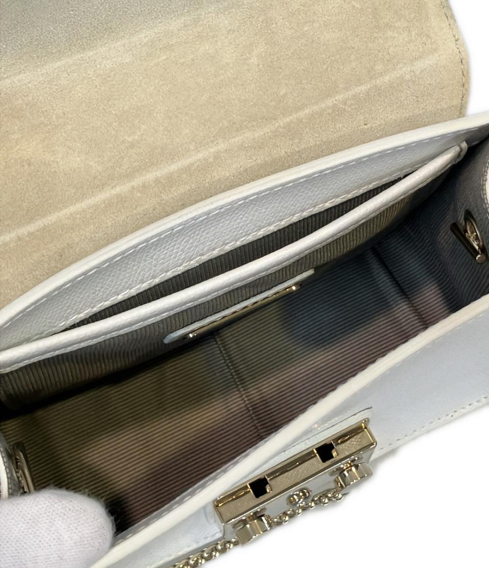 Furla 2way チェーンショルダーバッグ 斜め掛け クラッチバッグ メトロポリスミニ レディース フルラ