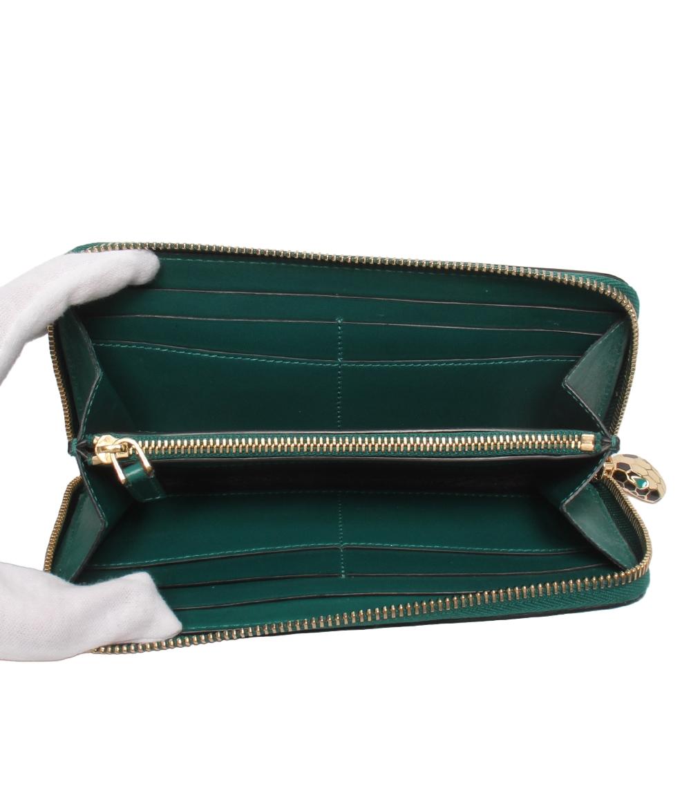 BVLGARI ラウンドファスナー長財布 セルペンティ フォーエバー レディース ブルガリ