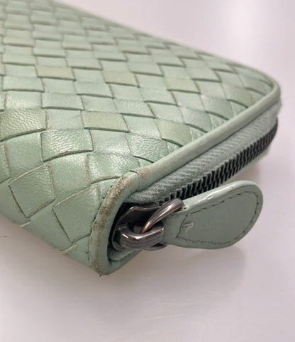 BOTTEGA VENETA ラウンドファスナー長財布 レザー イントレチャート レディース ボッテガ・ヴェネタ