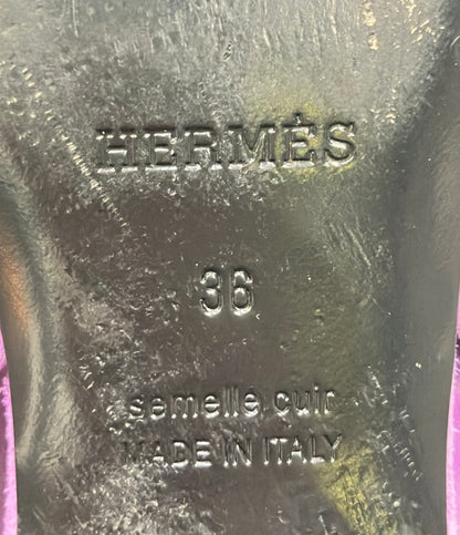 HERMES ポインテッドトゥフラットサンダル エヴァ BN221013Z2112 レディース SIZE 36 (23.5cm) エルメス