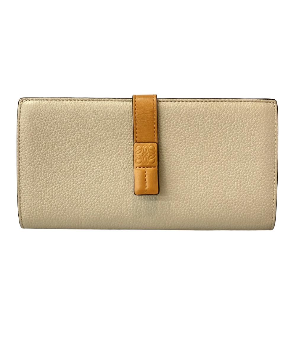 美品 ロエベ 二つ折り長財布 レディース LOEWE