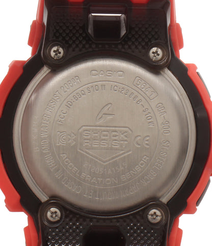 美品 CASIO 腕時計 Bluetooth搭載 G-SHOCK クオーツ ブラック GBA-900 レディース メンズ カシオ